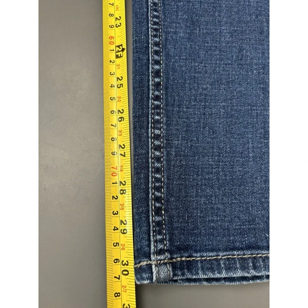 Buffalo David Bitton Jackson Jeans Mens 36x30.5 Straight Stretch Blue Denim